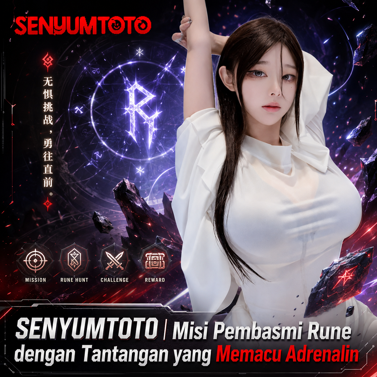 Petualangan pembasmi rune SENYUMTOTO di kastil kuno